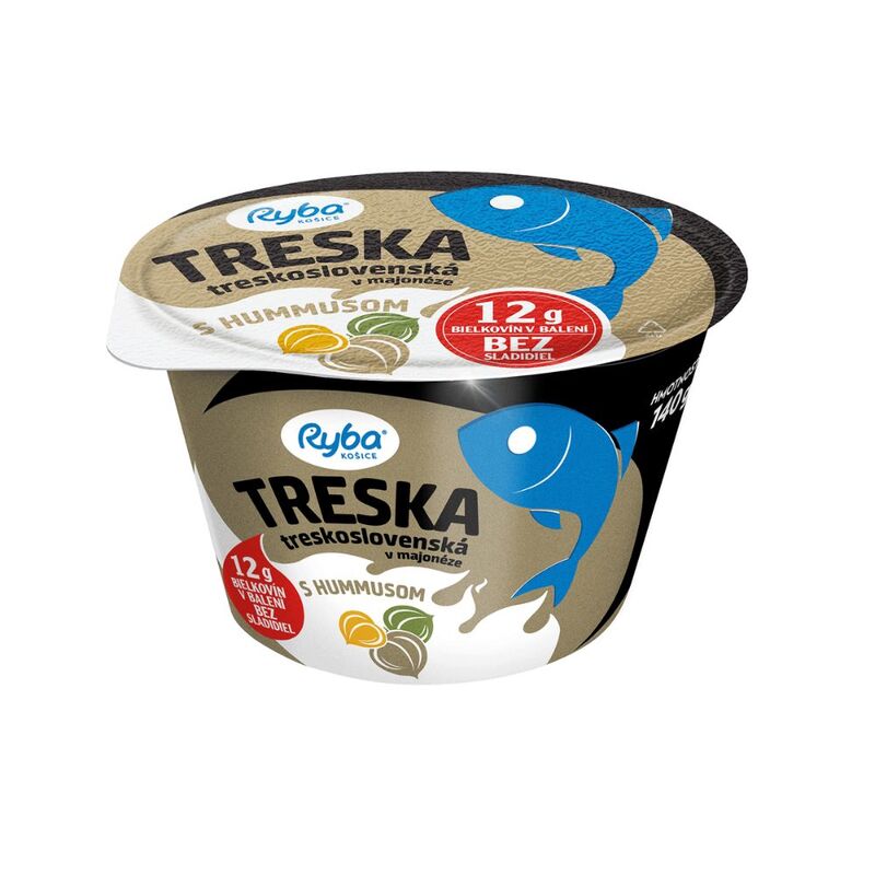Treska v majonéze s Hummusom Treskoslovenská 140g