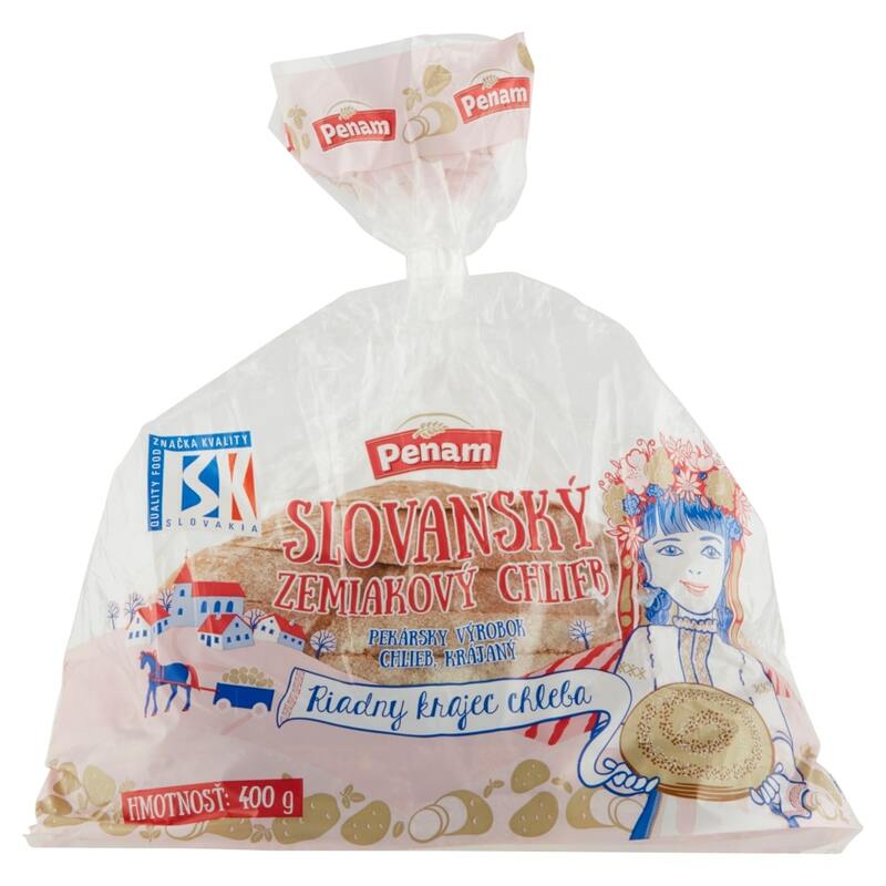 Chlieb Slovanský zemiakový krájaný balený PENAM 400g