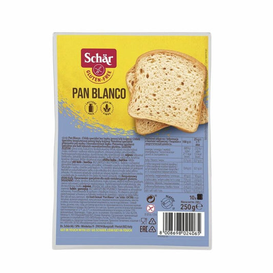 Chlieb Pan Blanco bezgluténový 250g Schär