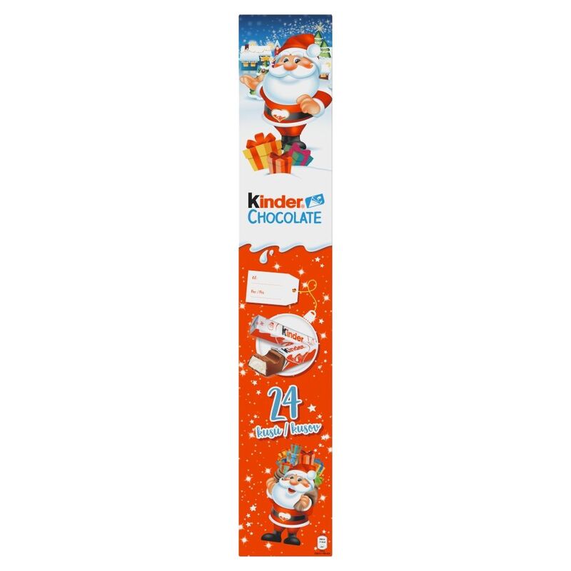 Kinder Chocolate Tyčinky z mliečnej čokolády s mliečnou náplňou 24 ks 300 g