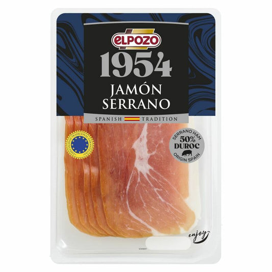 Šunka Jamón Serrano plátky 80g El Pozo
