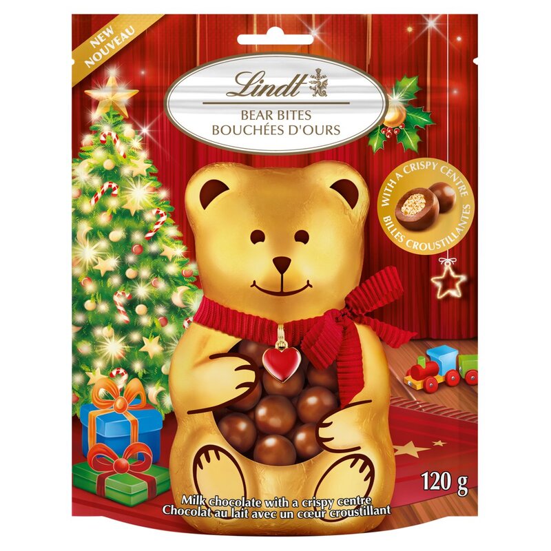 Lindt Crispy Bites mliečnou čokoláda s kúskami sušienok 120g