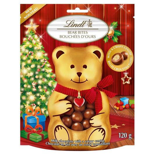 Lindt Crispy Bites mliečnou čokoláda s kúskami sušienok 120g
