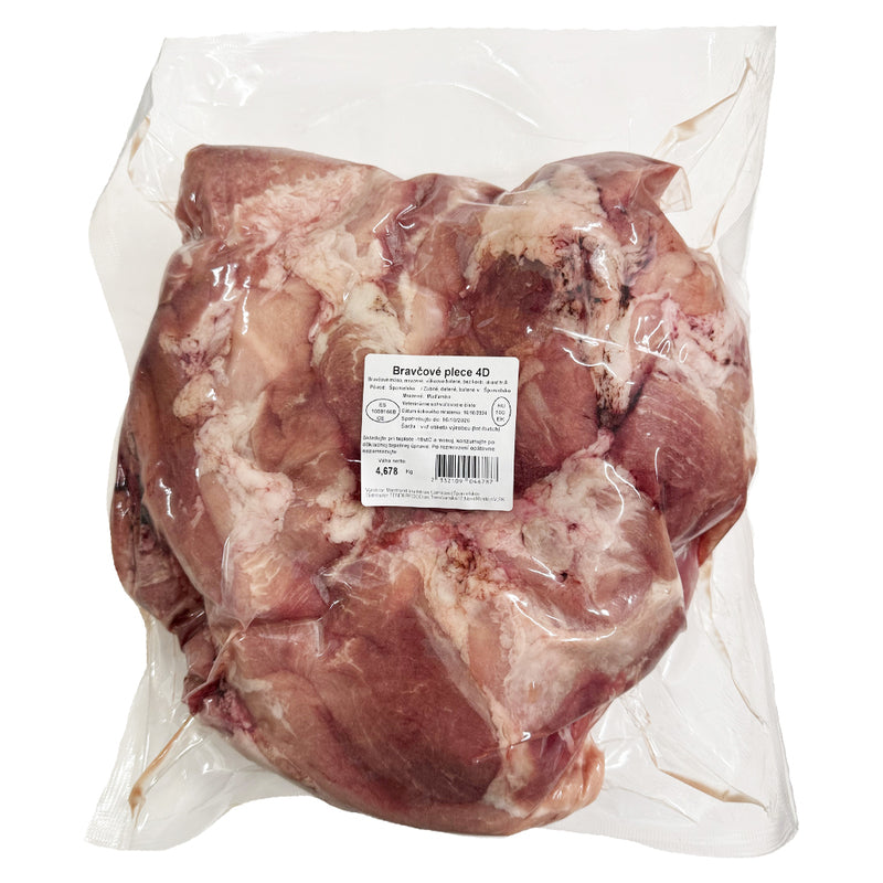 Mrazené Bravčové plece 4D cca 5kg Tenderfood