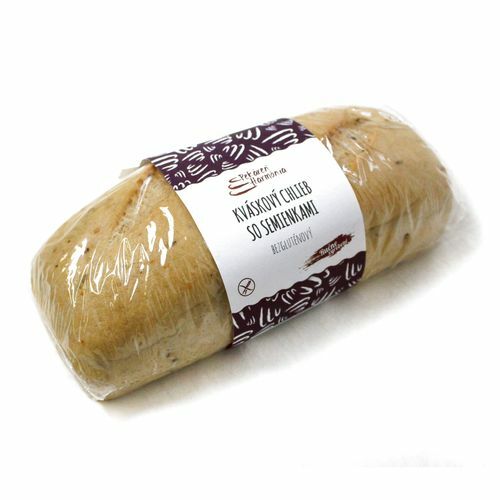 Mrazený Chlieb kváskový so sem bezglutenový 400g Pekáreň Harmónia