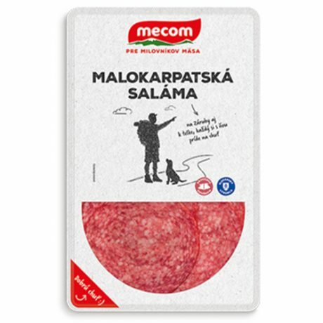 Saláma Malokarpatská 75g OA, Mecom