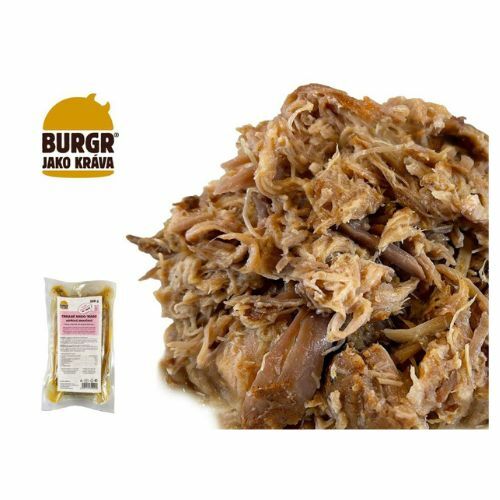 Mrazené Bravčové trhané mäso 500g Burgr jako kráva