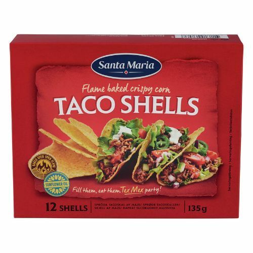 Taco shells 12ks 135g Santa Maria