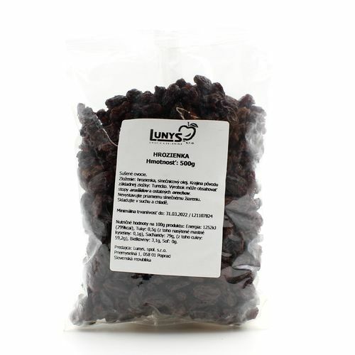 Hrozienka sušené Lunys 500g