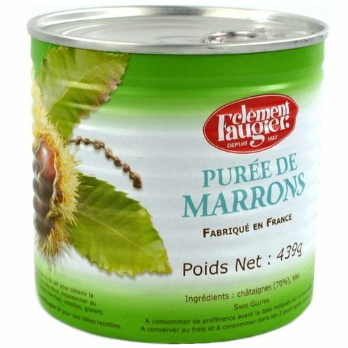Gaštanové pyré nesladené 439g Clément Faugier