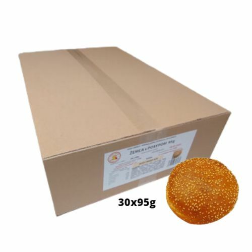 Mrazená Žemľa s posypom 30x95g Pekáreň Oremus