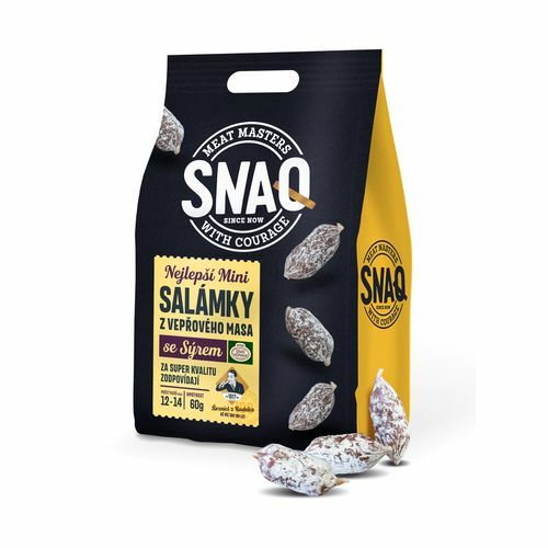Salámky mini Snaq so syrom 60g, KU
