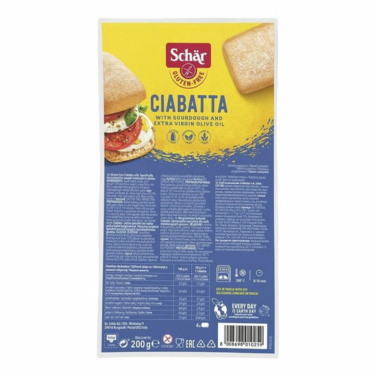 Pečivo Ciabatta bezlepková 200g Schär