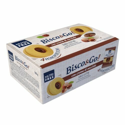 NutriFree Bisco&Go Nocciola bezglut. koláčiky 160g