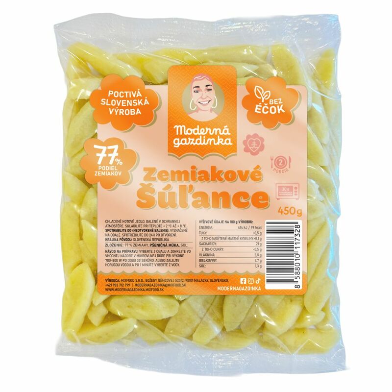 Šúľance zemiakové 77% 450g Moderná gazdinka