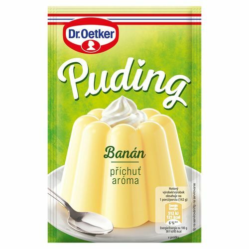 Puding aróma banán 38g Dr. Oetker