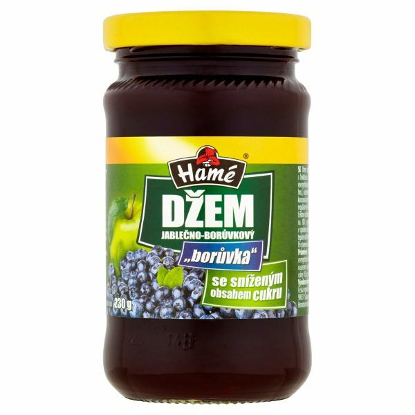 Džem Čučoriedka s zníženým obsahom cukru 230g Hamé