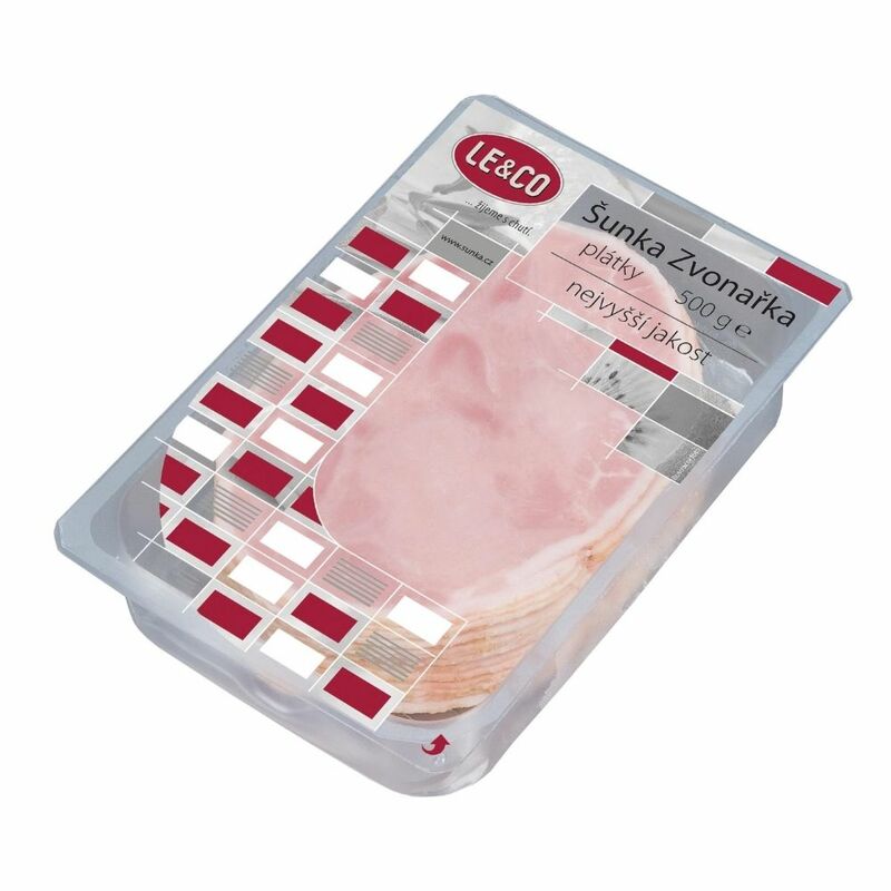 Šunka Zvonarka plátkovaná cca 500g LE&CO