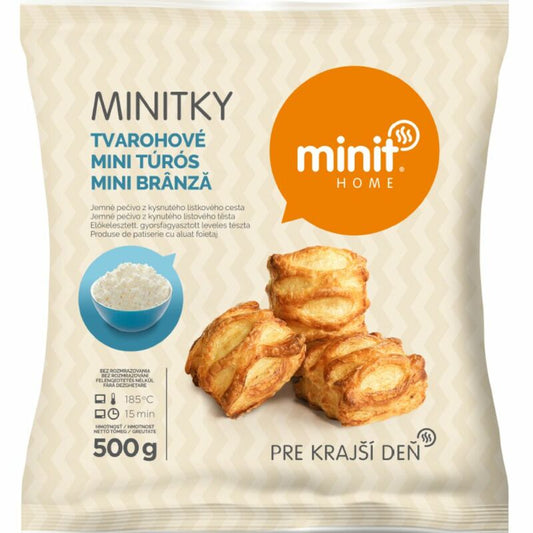 Mrazené Minit Home Minitky tvarohové 500g