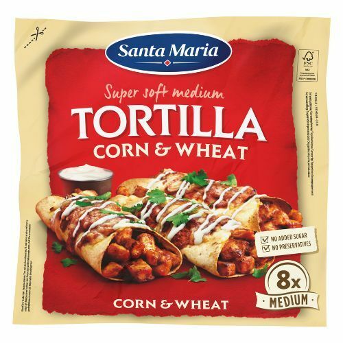 Tortilla kukuričná 8ks/20cm 336g Santa Maria