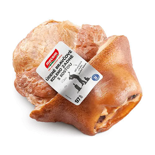 Koleno bravčové údené zadné s kosťou cca 1kg, Mecom