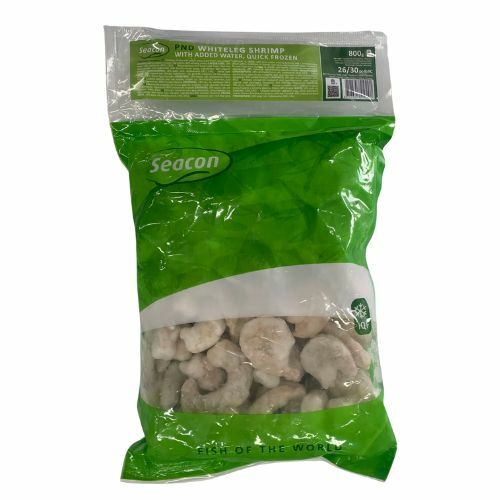 Mrazené Krevety Vannamei lúpané 26/30 1kg gl.20% Seacon