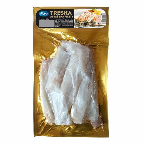 Mrazená Treska aljašská filety 400g gl.0% Ryba Exklusiv