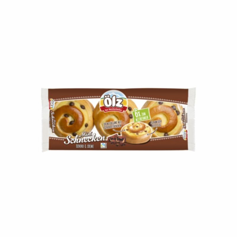 Slimáky mini krémové s čokoládou 300g Ölz