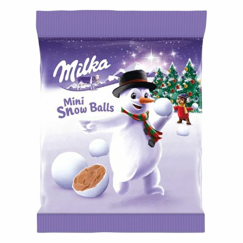 Milka Snowballs dražé z mliečnej čokolády 100 g