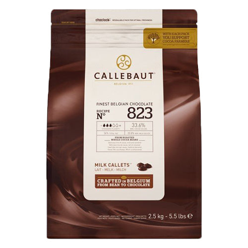 Čokoláda mliečna 33,6% CALLEBAUT 2,5kg