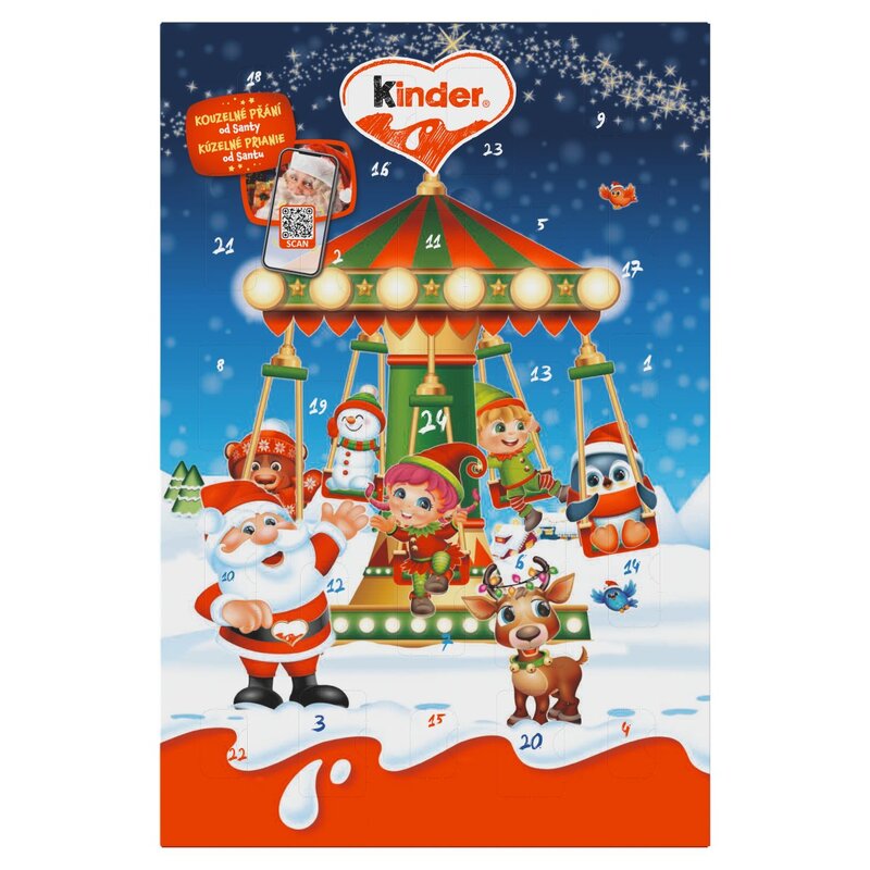 Kinder Mix Adventný Kalendár 151g