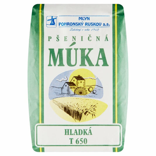 Múka pšeničná hladká T650 1kg Mlyn
