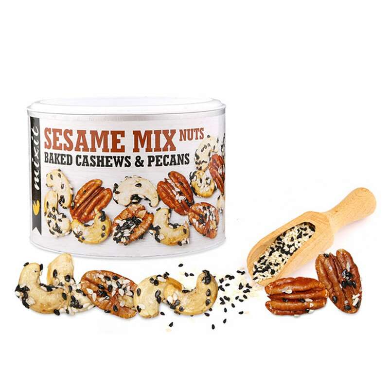 Orechy z pece Sezam a ružová soľ 150g, Mixit