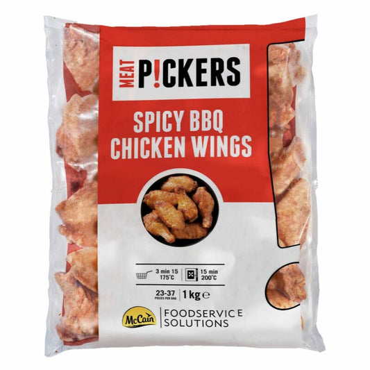 Mrazené Pikantné kuracie krídielka BBQ 1kg McCain