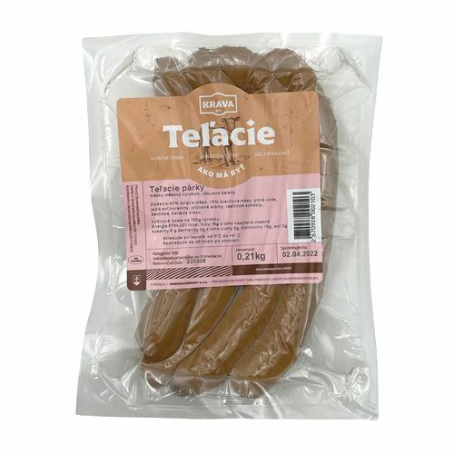 Párky Teľacie cca 200g KRAVA&CO
