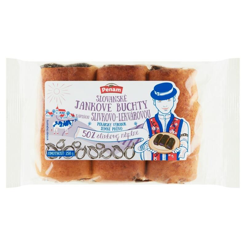 Buchty Jankove s nápl.slivk.lekvár PENAM 250g