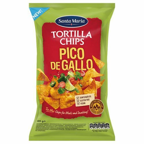 Tortilla chips Pico deGallo 185g Santa Maria