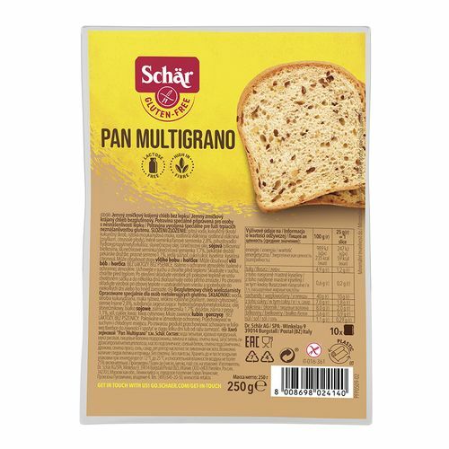 Chlieb Pan Multigrano bezgluténový 250g Schär