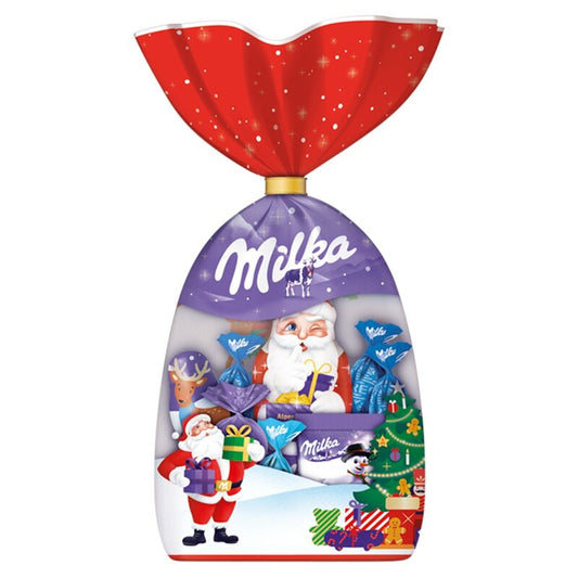 Milka balíček mix čokolády, Snehuliak, Santa 126g
