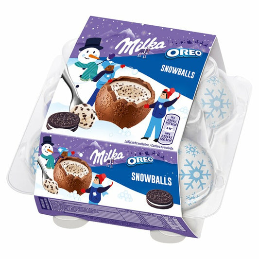 Milka SnowBalls Oreo čokoládové snehové gule 4x28g