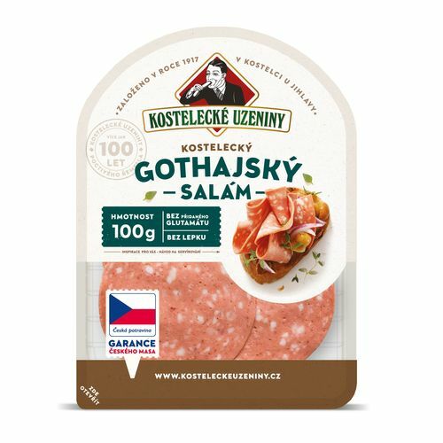 Saláma Gothaj, nárez bravčový 100g, KU