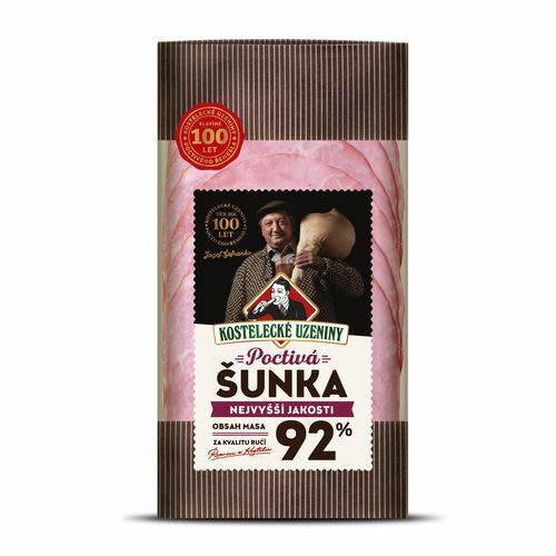 Šunka Poctivá najvyššej akosti nárez 100g, KU