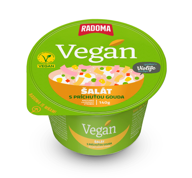 Vegan šalát s príchuťou gouda 140g PRETO Radoma