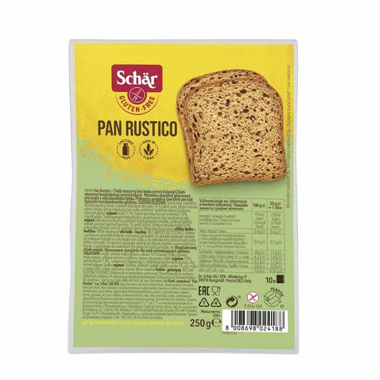 Chlieb Pan Rustico bezgluténový 250g Schär