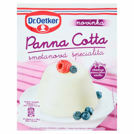 Panna Cotta s vanilkou 50g Dr. Oetker