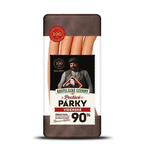 Párky Poctivé viedenské 180g, KU